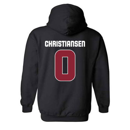 Colgate - NCAA Men's Soccer : Mason Christiansen - Classic Shersey Hooded Sweatshirt-1