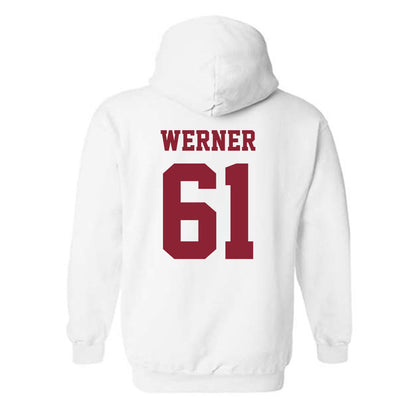Colgate - NCAA Football : Dominic Werner - Classic Shersey Hooded Sweatshirt-1