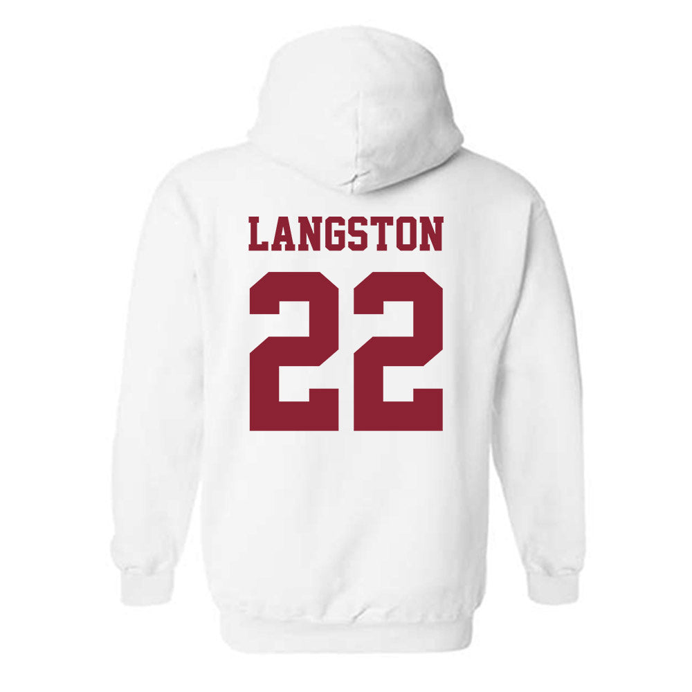 Colgate - NCAA Football : Kenny Langston - Classic Shersey Hooded Sweatshirt-1
