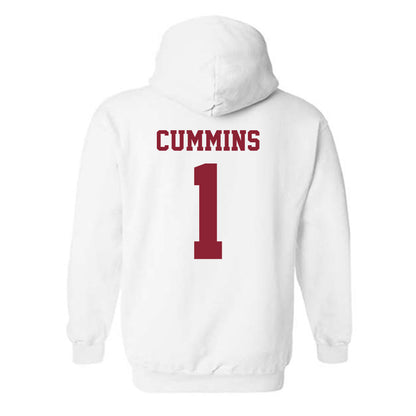  - NCAA Men's Basketball : Brady Cummins - Classic Shersey Hooded Sweatshirt-1