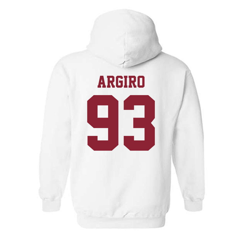 Colgate - NCAA Football : Grant Argiro - Classic Shersey Hooded Sweatshirt-1