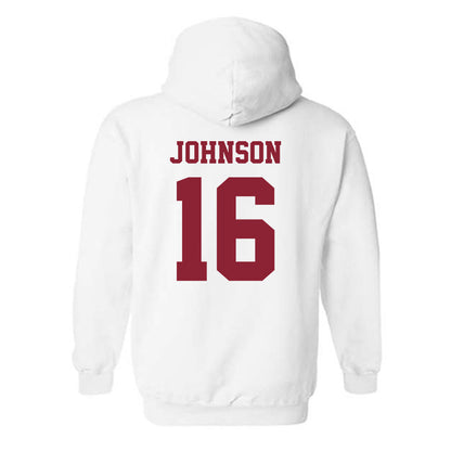 Colgate - NCAA Football : Jaydon Johnson - Classic Shersey Hooded Sweatshirt-1