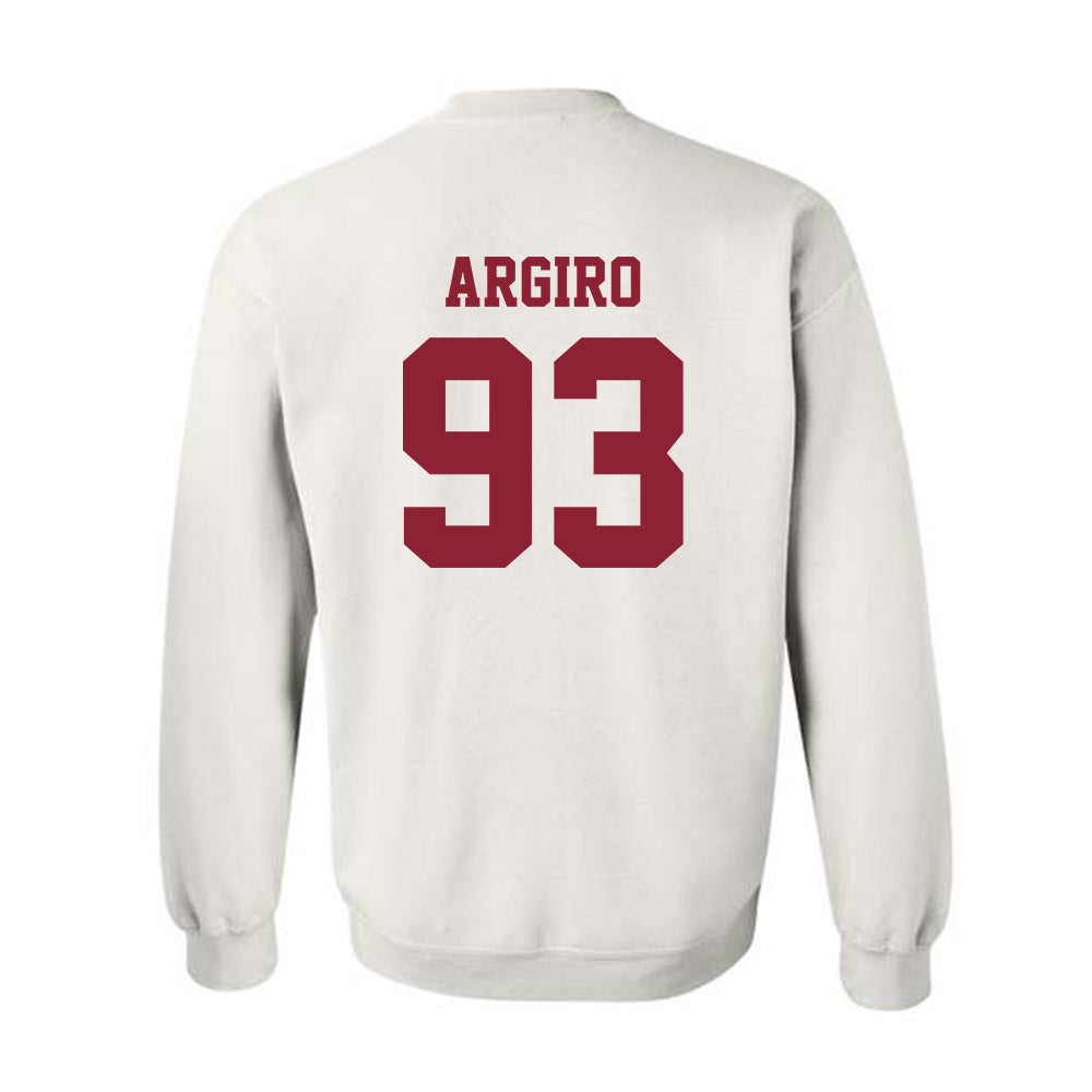 Colgate - NCAA Football : Grant Argiro - Classic Shersey Crewneck Sweatshirt-1