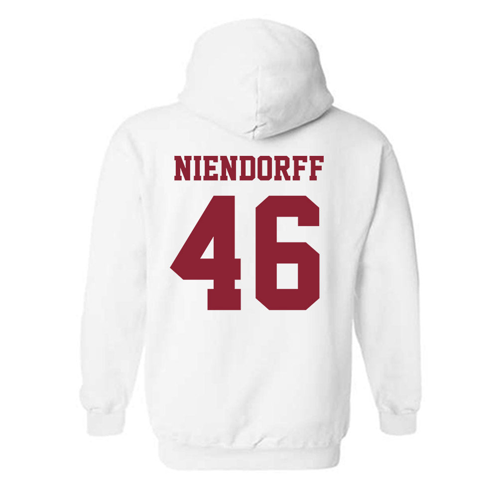 Colgate - NCAA Football : Hal Niendorff - Classic Shersey Hooded Sweatshirt-1