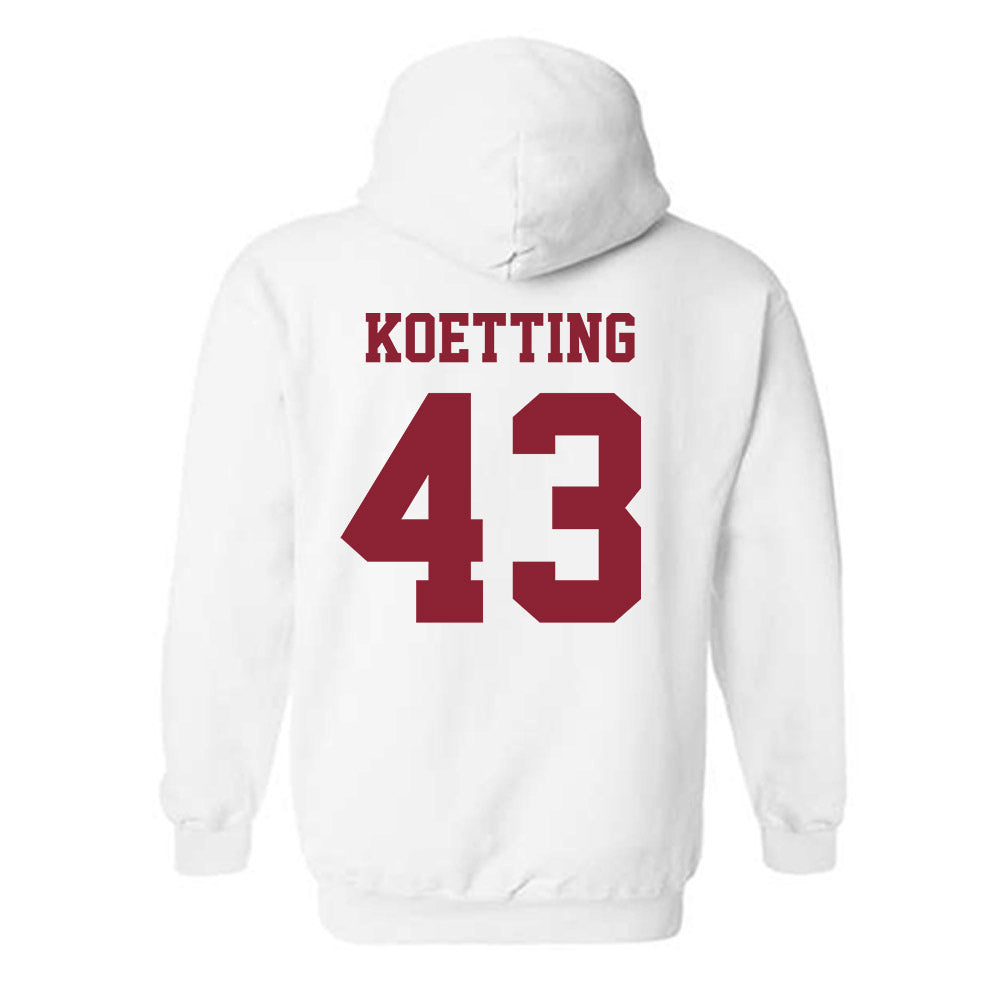 Colgate - NCAA Football : Jeb Koetting - Classic Shersey Hooded Sweatshirt-1