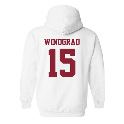 Colgate - NCAA Men's Soccer : Liam Winograd - Classic Shersey Hooded Sweatshirt-1