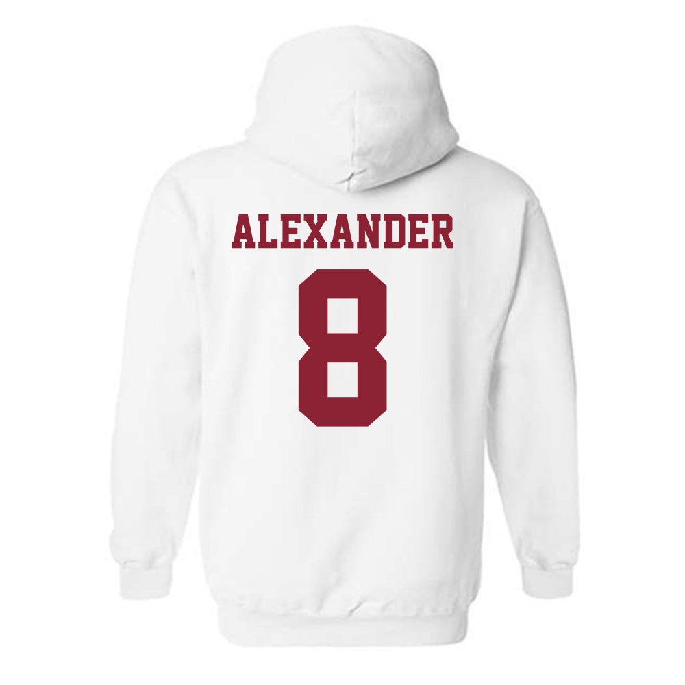 Colgate - NCAA Football : Kaleb Alexander - Classic Shersey Hooded Sweatshirt-1