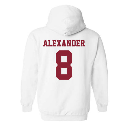 Colgate - NCAA Football : Kaleb Alexander - Classic Shersey Hooded Sweatshirt-1