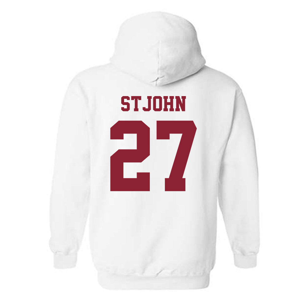 Colgate - NCAA Men's Soccer : Alex StJohn - Classic Shersey Hooded Sweatshirt-1