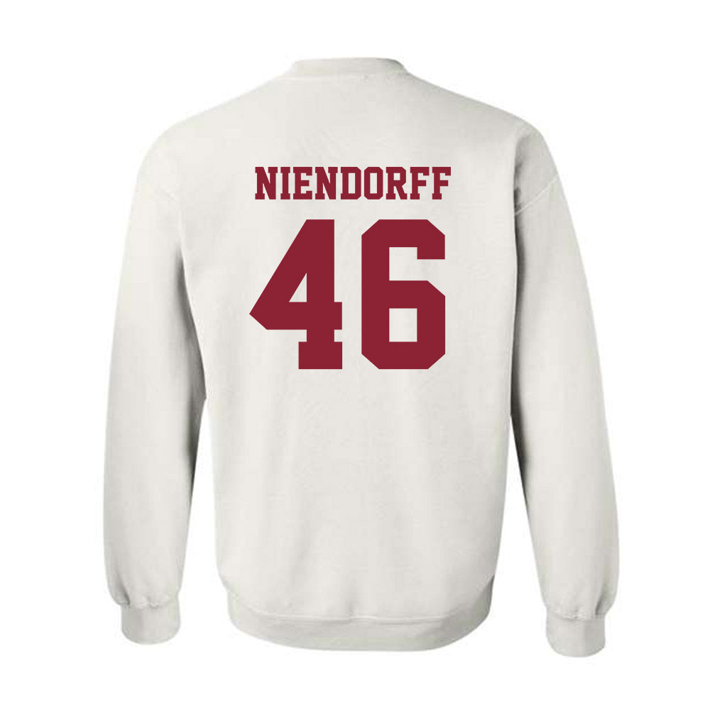 Colgate - NCAA Football : Hal Niendorff - Classic Shersey Crewneck Sweatshirt-1