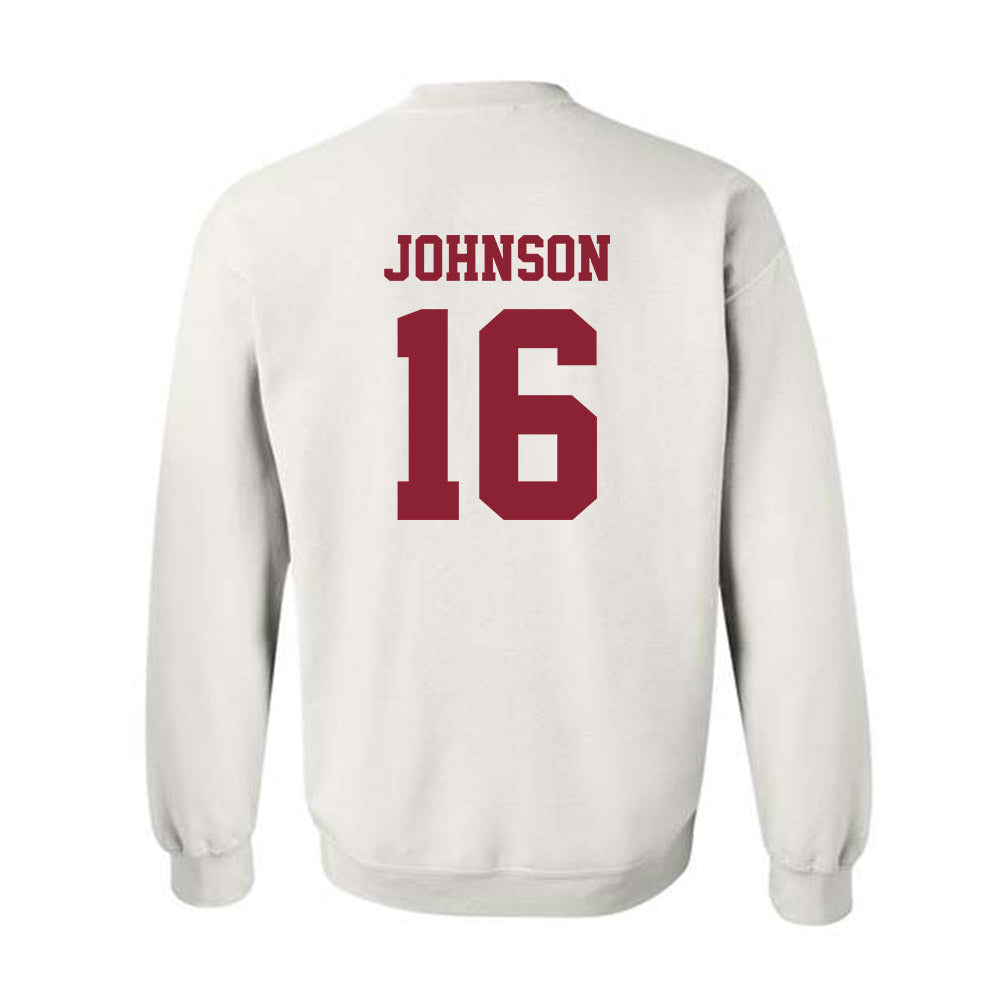 Colgate - NCAA Football : Jaydon Johnson - Classic Shersey Crewneck Sweatshirt-1