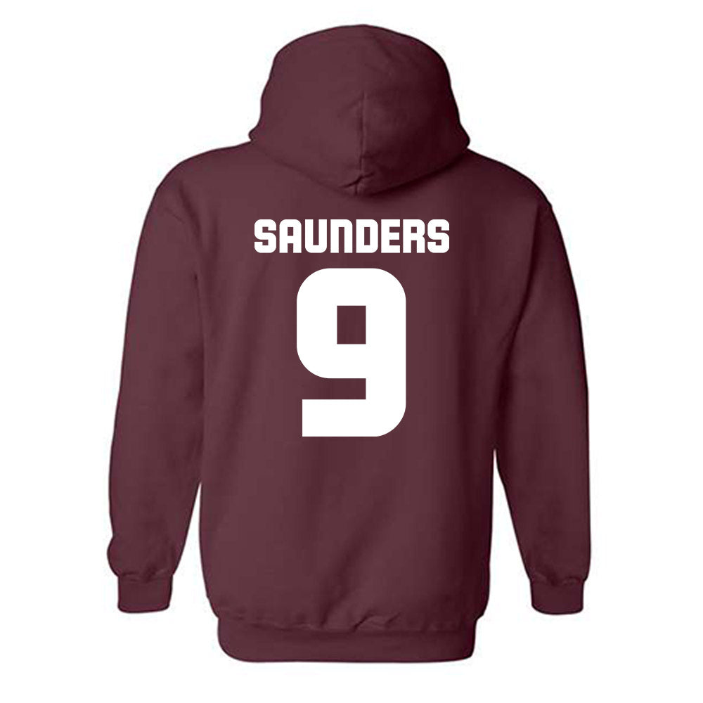 Colgate - NCAA Football : Treyvhon Saunders - Classic Shersey Hooded Sweatshirt-1