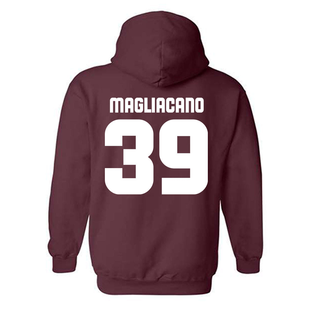 Colgate - NCAA Football : Christian Magliacano - Classic Shersey Hooded Sweatshirt-1