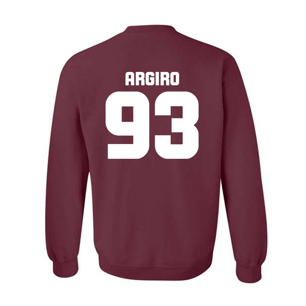 Colgate - NCAA Football : Grant Argiro - Classic Shersey Crewneck Sweatshirt-1