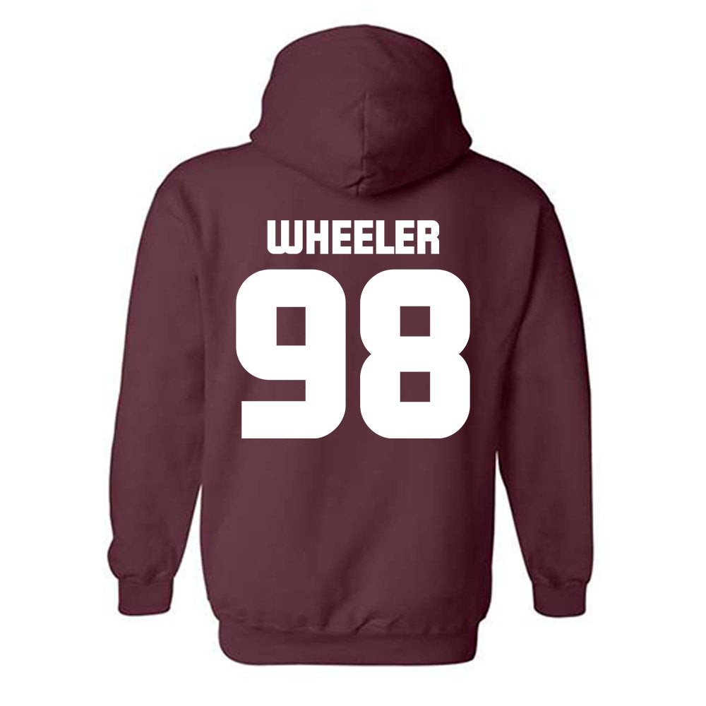 Colgate - NCAA Football : Bryce Wheeler - Classic Shersey Hooded Sweatshirt-1