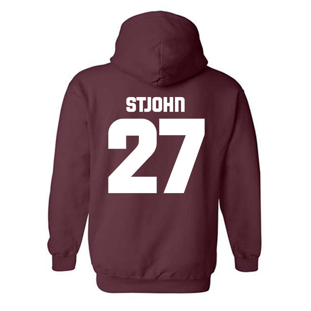 Colgate - NCAA Men's Soccer : Alex StJohn - Classic Shersey Hooded Sweatshirt-1