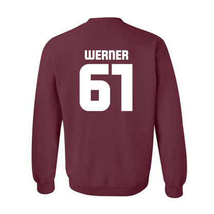 Colgate - NCAA Football : Dominic Werner - Classic Shersey Crewneck Sweatshirt-1
