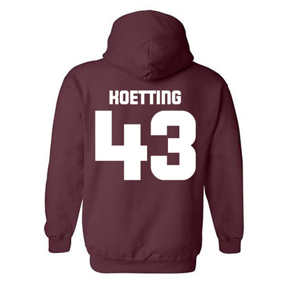 Colgate - NCAA Football : Jeb Koetting - Classic Shersey Hooded Sweatshirt-1