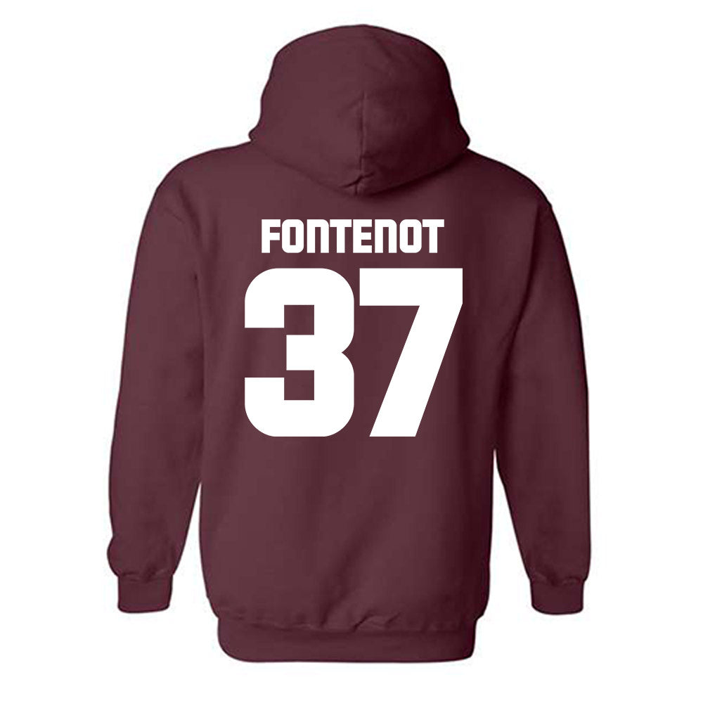 Colgate - NCAA Football : Tyler Fontenot - Classic Shersey Hooded Sweatshirt-1