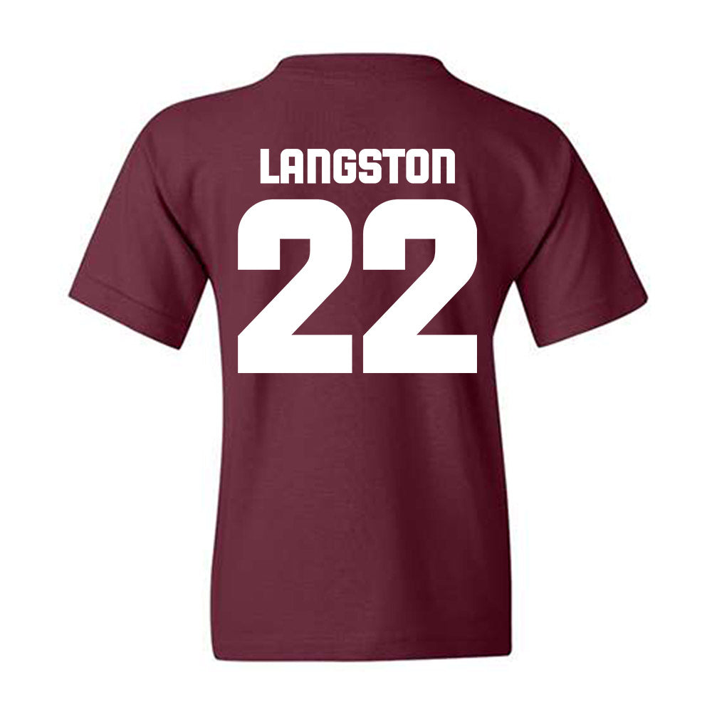 Colgate - NCAA Football : Kenny Langston - Classic Shersey Youth T-Shirt-1