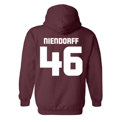 Colgate - NCAA Football : Hal Niendorff - Classic Shersey Hooded Sweatshirt-1