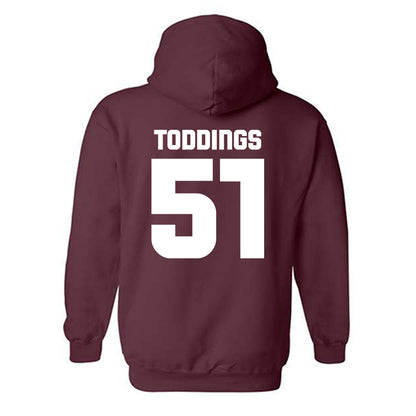 Colgate - NCAA Football : Cole Toddings - Classic Shersey Hooded Sweatshirt-1