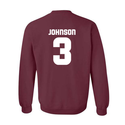 Colgate - NCAA Football : Taytum Johnson - Classic Shersey Crewneck Sweatshirt-1