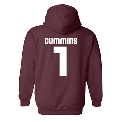  - NCAA Men's Basketball : Brady Cummins - Classic Shersey Hooded Sweatshirt-1