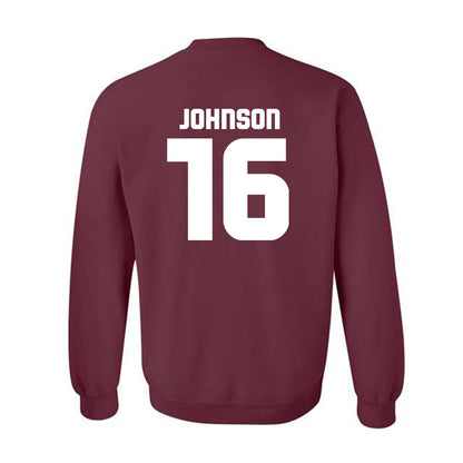 Colgate - NCAA Football : Jaydon Johnson - Classic Shersey Crewneck Sweatshirt-1