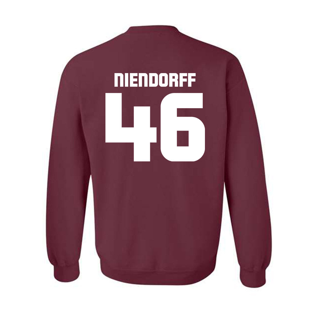 Colgate - NCAA Football : Hal Niendorff - Classic Shersey Crewneck Sweatshirt-1