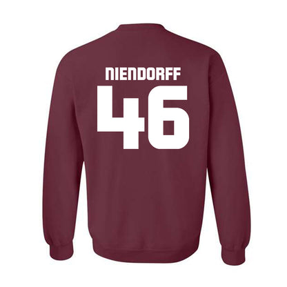Colgate - NCAA Football : Hal Niendorff - Classic Shersey Crewneck Sweatshirt-1