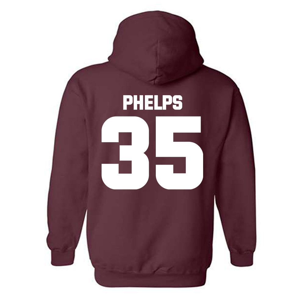 Colgate - NCAA Football : Connor Phelps - Classic Shersey Hooded Sweatshirt-1