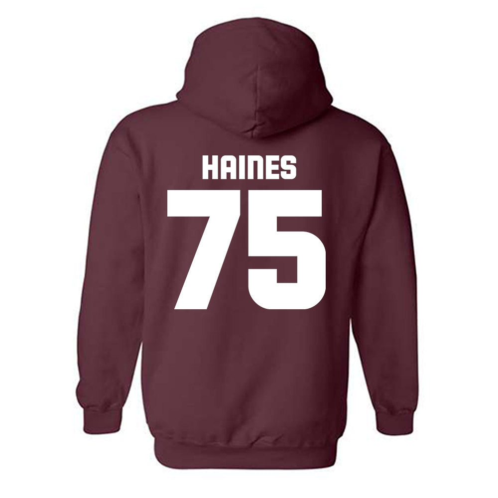 Colgate - NCAA Football : Gabriel Haines - Classic Shersey Hooded Sweatshirt-1