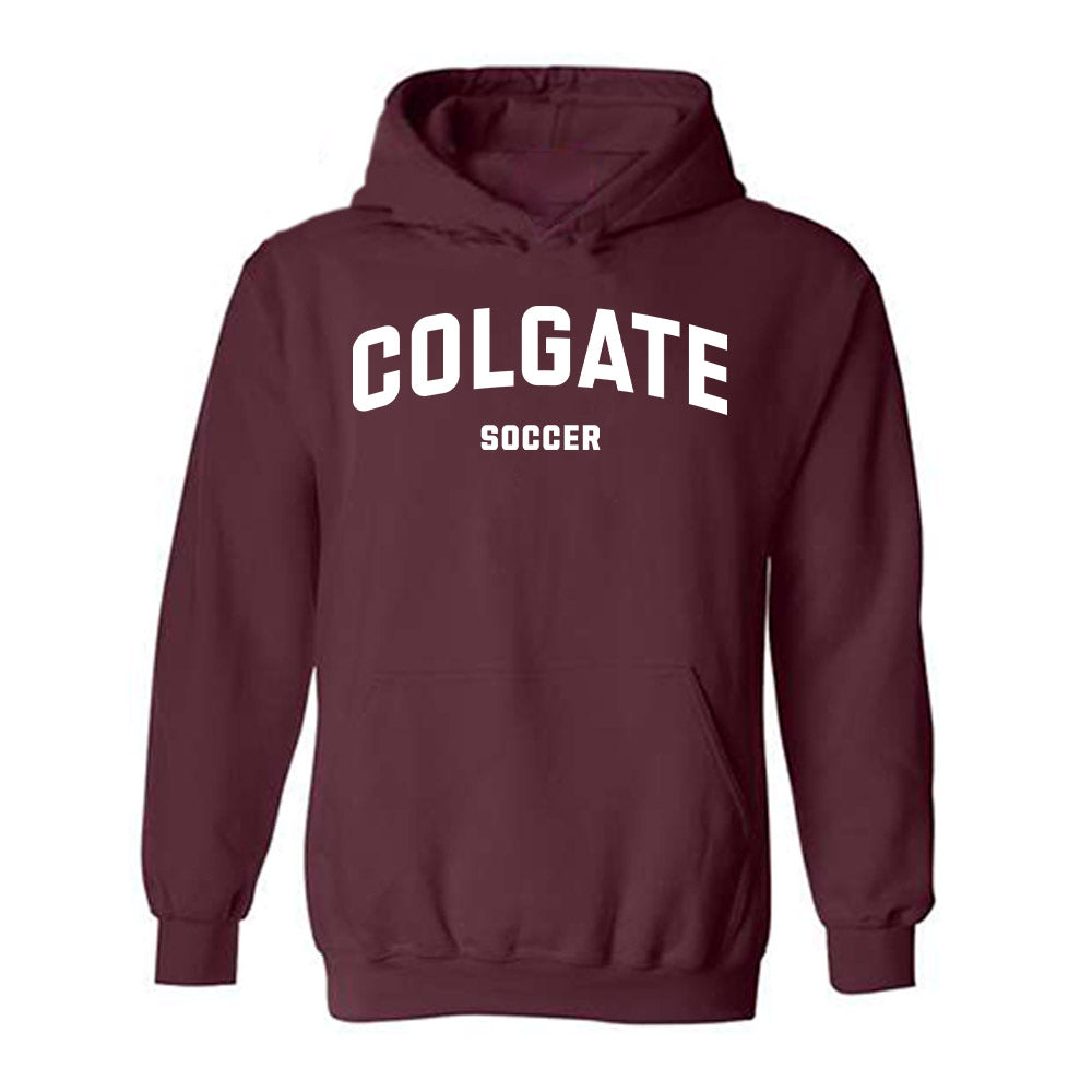 Colgate - NCAA Women's Soccer : Chloe Thompson - Classic Shersey Hooded Sweatshirt-0