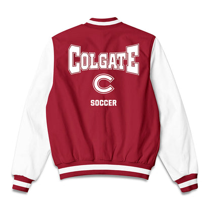 Colgate - NCAA Men's Soccer : Alex StJohn - Bomber Jacket-1