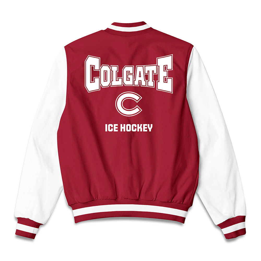 Colgate - NCAA Women's Ice Hockey : Chloe Goofers - Bomber Jacket-1
