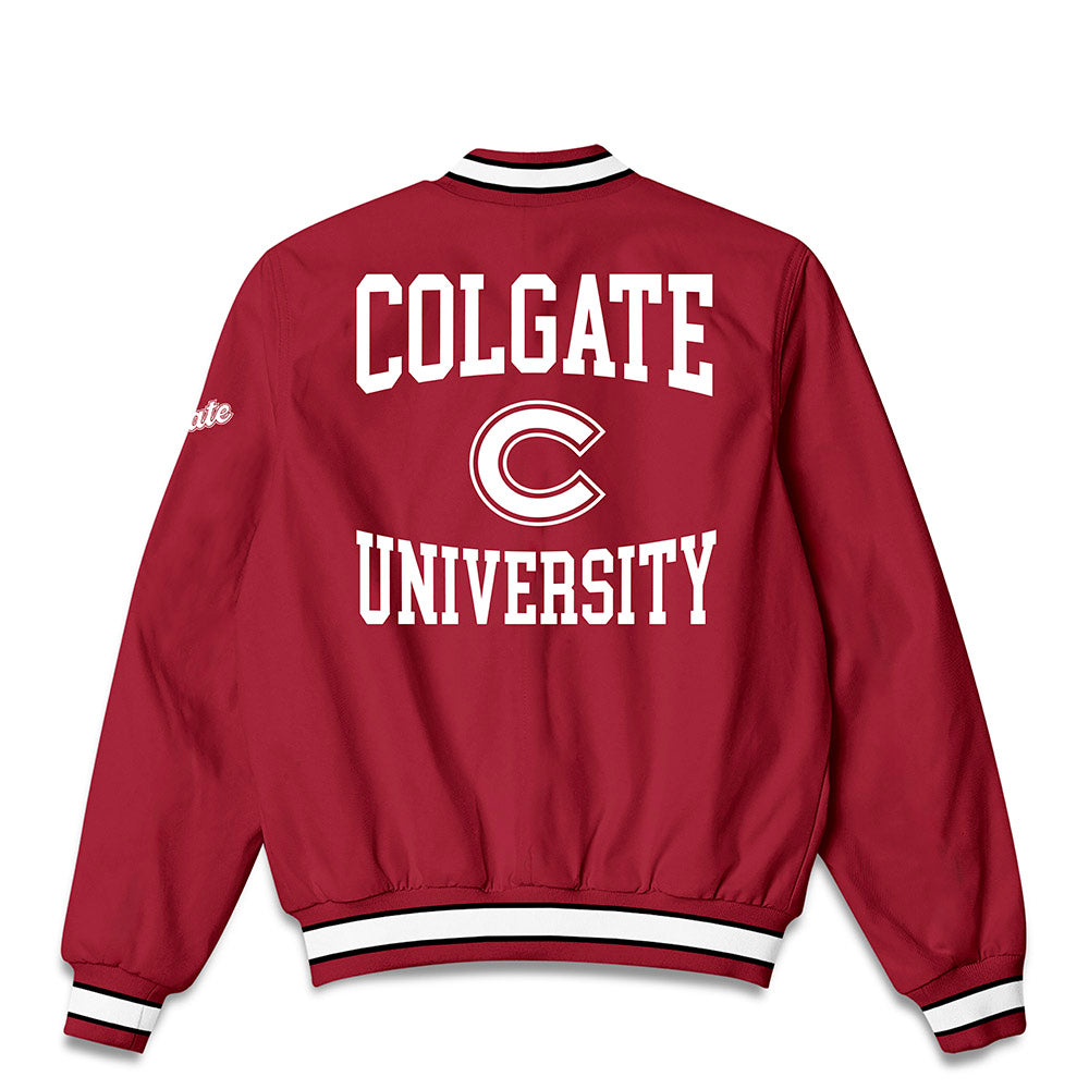 Colgate - NCAA Softball : Sydney Berg - Bomber Jacket-1