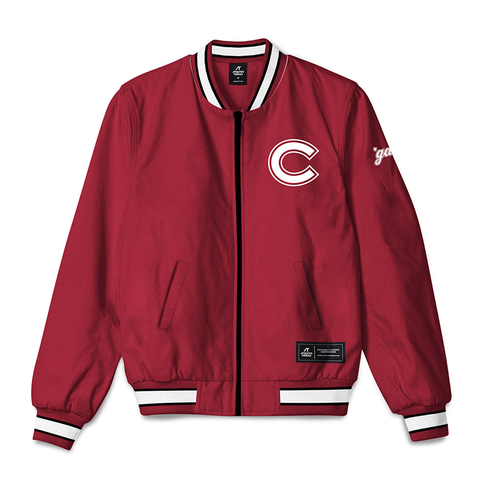Colgate - NCAA Football : Treyvhon Saunders - Bomber Jacket-0
