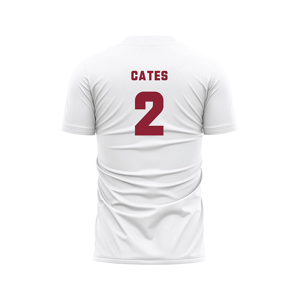 Colgate - NCAA Men's Soccer : Connor Cates - White Soccer Jersey-1
