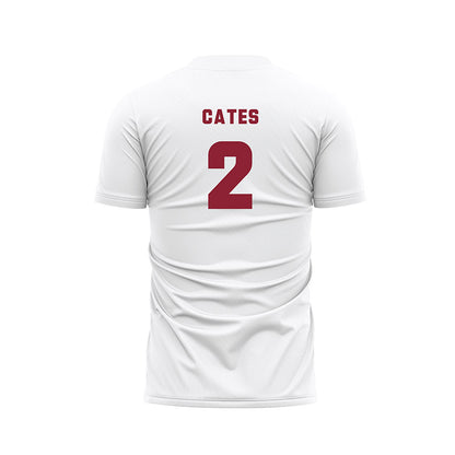 Colgate - NCAA Men's Soccer : Connor Cates - White Soccer Jersey-1