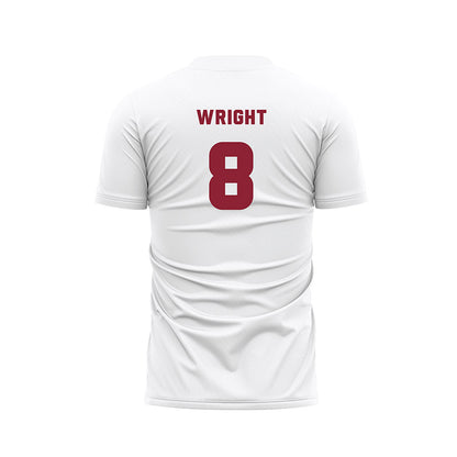 Colgate - NCAA Men's Soccer : Aidan Wright - White Soccer Jersey-1
