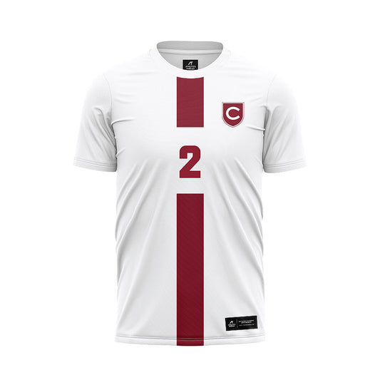 Colgate - NCAA Men's Soccer : Connor Cates - White Soccer Jersey-0