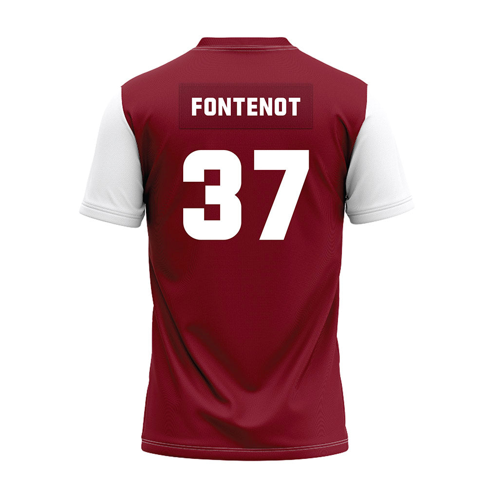 Colgate - NCAA Football : Tyler Fontenot - Maroon Premium Football Jersey-1