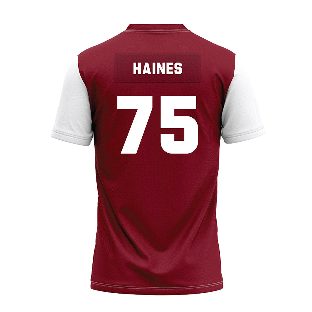 Colgate - NCAA Football : Gabriel Haines - Maroon Premium Football Jersey-1