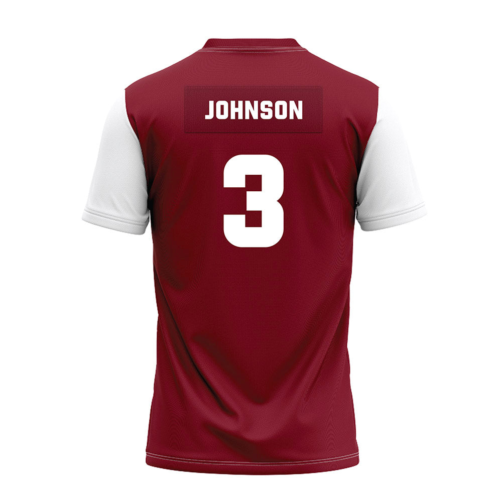 Colgate - NCAA Football : Taytum Johnson - Maroon Premium Football Jersey-1