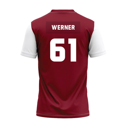 Colgate - NCAA Football : Dominic Werner - Maroon Premium Football Jersey-1