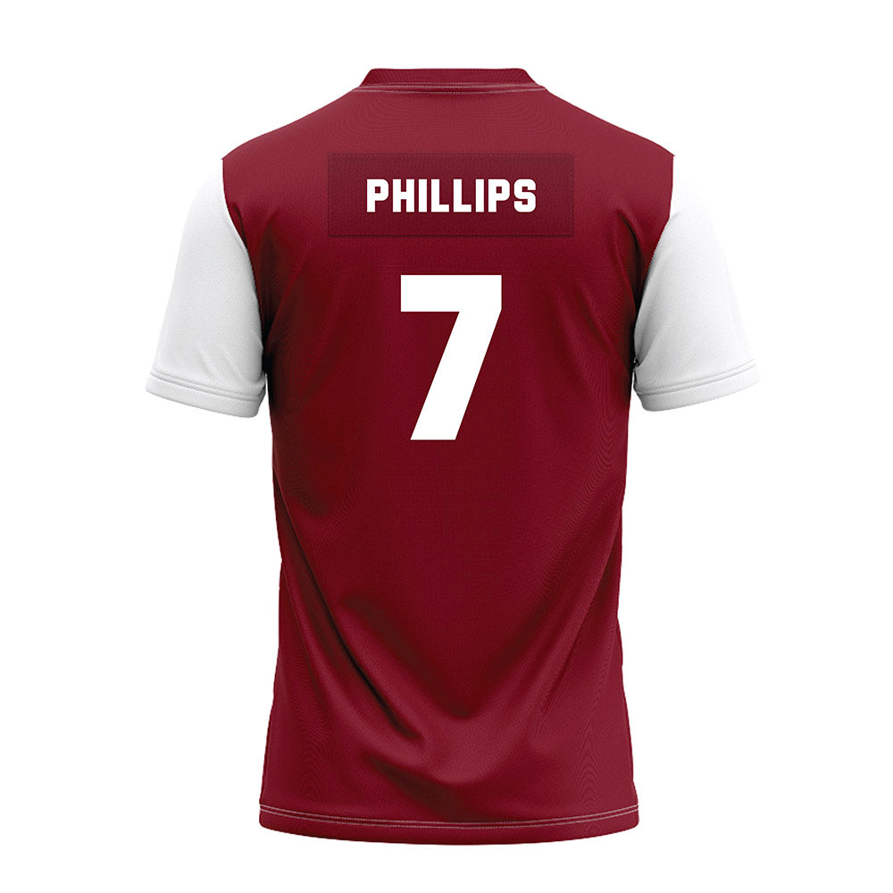 Colgate - NCAA Football : Kameron Phillips - Maroon Premium Football Jersey-1