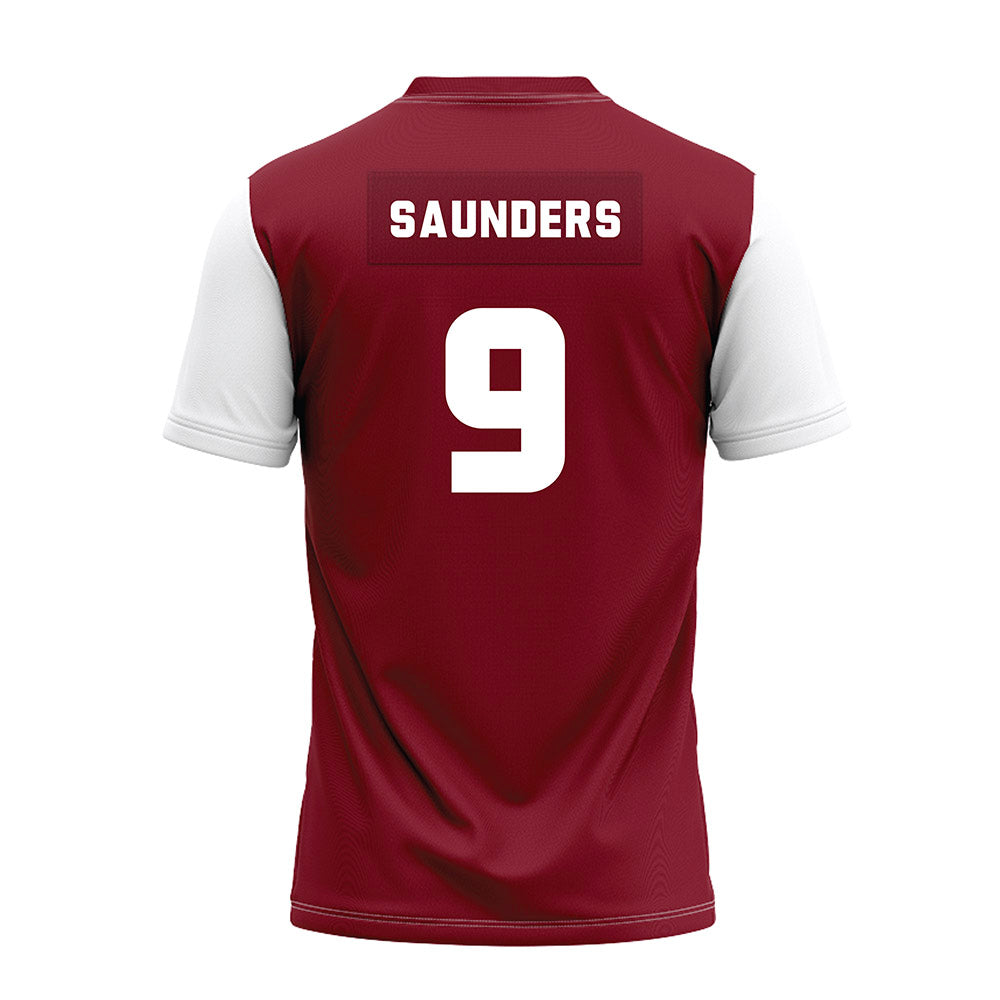 Colgate - NCAA Football : Treyvhon Saunders - Maroon Premium Football Jersey-1