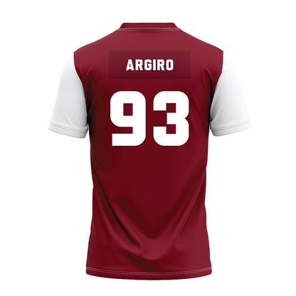 Colgate - NCAA Football : Grant Argiro - Maroon Premium Football Jersey-1