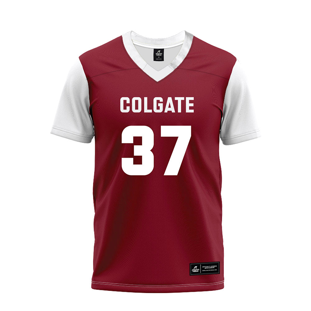 Colgate - NCAA Football : Tyler Fontenot - Maroon Premium Football Jersey-0